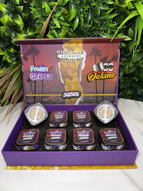 Whole Melt 50/50’s Resin Box: Frozen Grapes x Octane 99