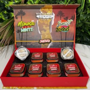 Whole Melt 50/50’s Resin Box: Mimosa Mints x Sunset Zerbet