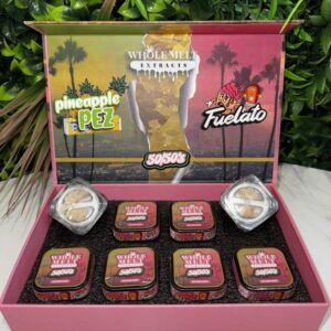 Whole Melt 50/50’s Resin Box: Pineapple Pez x Fuelato
